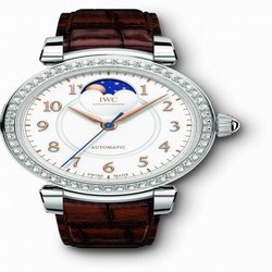 IWC Da Vinci 36 Moonphase Stainless Steel / Diamond / Silver IW4593-07