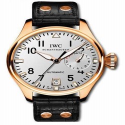 IWC Big Pilot Red Gold / Silver / Tourneau IW5004-25