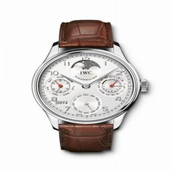 IWC Portugieser Perpetual Calendar 5023 Stainless Steel / Silver IW5023-08