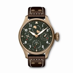 IWC Big Pilot's Watch Perpetual Calendar Spitfire Bronze / Green IW503601