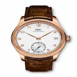 IWC Portuguese Hand-Wound Eight Days Red Gold IW5102-04