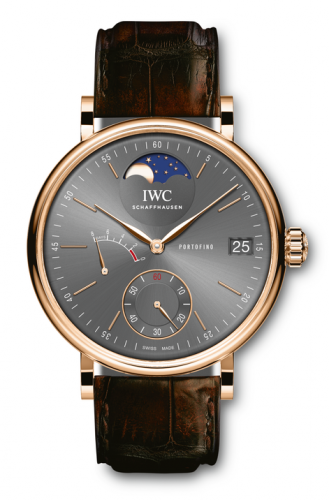 IWC Portofino Hand-Wound Eight Days Moonphase Red Gold / Ardoise IW5164-03