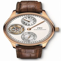 IWC Portugieser Regulateur Tourbillon Rose Gold / Silver IW5446-02