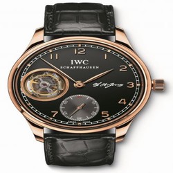 IWC Portugieser Tourbillon Hand-Wound F.A. Jones Red Gold / Black IW5447-05