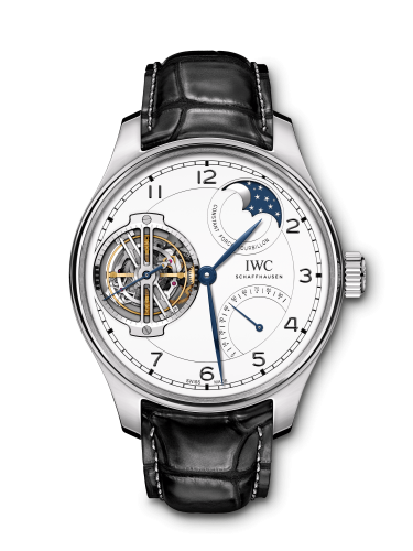IWC Portugieser Constant-Force Tourbillon Edition ��150 Years�� Platinum / White IW5902-02