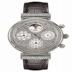 IWC Da Vinci Perpetual White Gold / Diamond / Paved / Italian IW8153-14
