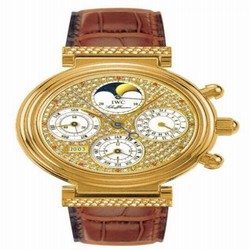 IWC Da Vinci Perpetual Red Gold / Diamond / Paved / English IW8153-17
