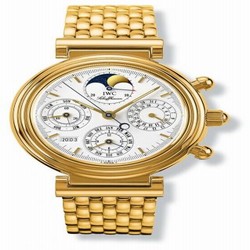 IWC Da Vinci Perpetual Yellow Gold / White / German / Bracelet IW9252-01