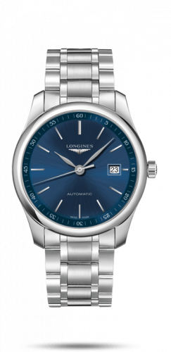 Longines Master Collection 40 Date Stainless Steel / Blue / Bracelet L2.793.4.92.6