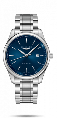 Longines Master Collection 42 Date Stainless Steel / Blue / Bracelet L2.893.4.92.6