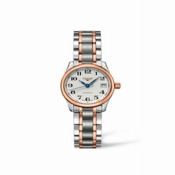 Longines Master Collection Date 25.5 Two Tone Pink L2.128.5.79.7