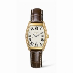 Longines Evidenza 26 Quartz Yellow Gold Diamonds L2.155.7.71.2