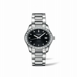 Longines Conquest Classic Automatic 29.5 Stainless Steel / Diamond / Black L2.285.0.57.6