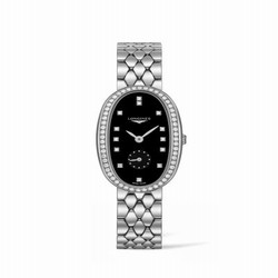 Longines Symphonette XL Diamond / Black / Bracelet L2.307.0.57.6
