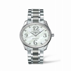 Longines Master Collection Date 36 Stainless Steel MOP L2.518.4.88.6