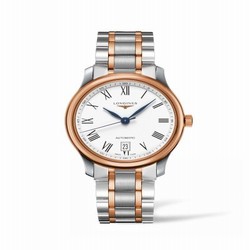Longines Master Collection Date 38.5 Two Tone Rose / Roman L2.628.5.19.7