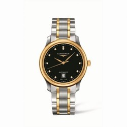Longines Master Collection Date 38.5 Two Tone Black L2.628.5.57.7