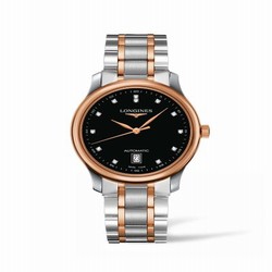 Longines Master Collection Date 38.5 Two Tone Rose / Black L2.628.5.59.7