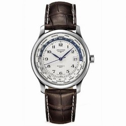 Longines Master Collection Worldtime Silver L2.631.4.70.3