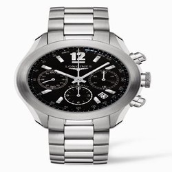 Longines GrandeVitesse Chronograph Black Bracelet L3.635.4.56.6