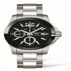 Longines Conquest Chronograph Ceramic Bracelet L3.661.4.56.6