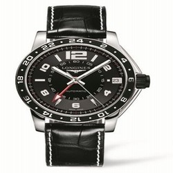 Longines Admiral GMT Black L3.668.4.56.0