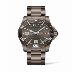 Longines HydroConquest 41 Automatic PVD / Grey / Bracelet / USA L3.742.2.76.6