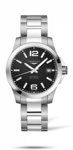 Longines Conquest 39 Automatic Stainless Steel / Black / Bracelet L3.776.4.58.6