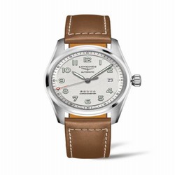 Longines Spirit Automatic 40 Silver / Strap XL L3.810.4.73.4