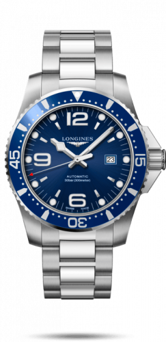 Longines HydroConquest 44 Automatic Stainless Steel / Blue / Bracelet L3.841.4.96.6