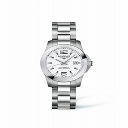Longines Conquest 29.5 Automatic Stainless Steel White L3.276.4.16.6