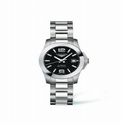 Longines Conquest 29.5 Automatic Stainless Steel Black L3.276.4.58.6