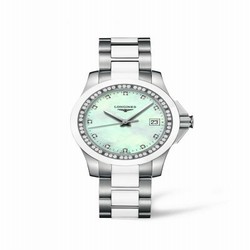 Longines Conquest 35 Quartz Ceramic Diamond L3.281.0.87.7