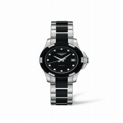Longines Conquest Automatic 29.5 Ceramic Diamond L3.299.0.57.7