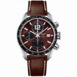 Longines GrandeVitesse Tachymeter Brown Strap XL L3.636.4.60.0