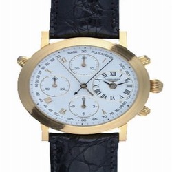 Longines Prestige Rattrapante Yellow Gold / White L4.654.6.11.2