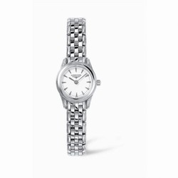 Longines Flagship 20 Quartz Stainless Steel White L4.215.4.12.6
