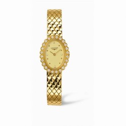Longines Prestige Gold Oval 21.3 L4.224.7.37.6