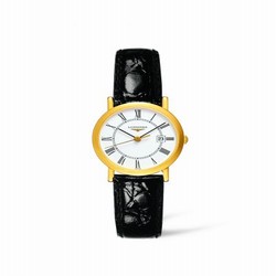 Longines Presence 26.8 Quartz Gold L4.279.6.11.0