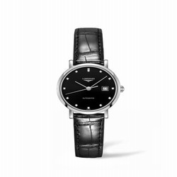 Longines Elegant Collection Automatic 29 Stainless Steel / Black / Strap L4.310.4.57.2