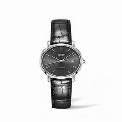 Longines Elegant Collection Automatic 29 Stainless Steel / Grey / Strap L4.310.4.72.2