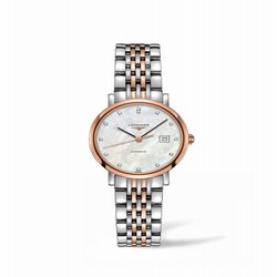Longines Elegant Collection Automatic 29 Stainless Steel / Pink Gold / MOP L4.310.5.87.7