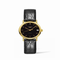 Longines Presence Automatic 30mm Stainless Steel / PVD Gold / Black L4.322.2.52.2