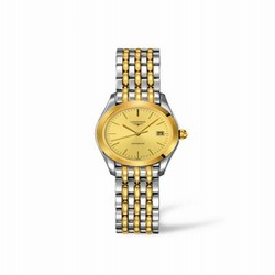Longines La Grande Classique Automatic 25 Stainless Steel / Yellow Gold PVD / Champagne L4.398.3.32.7