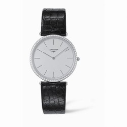 Longines La Grande Classique 33 Quartz White Gold Diamond L4.691.7.72.2