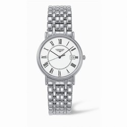 Longines Presence 33 Quartz Stainless Steel Roman Bracelet L4.720.4.11.6