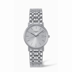 Longines Presence 33 Quartz Stainless Steel Silver Bracelet L4.720.4.72.6
