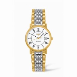 Longines Presence 34.5 Automatic Yellow Roman Bracelet Two Tone L4.721.2.11.7