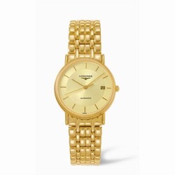 Longines Presence 34.5 Automatic Yellow Stick Yellow Bracelet L4.721.2.42.8