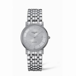 Longines Presence 34.5 Automatic Stainless Steel Silver Bracelet L4.721.4.78.6
